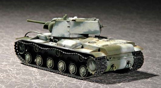 Trumpeter Military Models 1/72 Russian KV1 Mod 1941 Tank (Small Turret) Kit