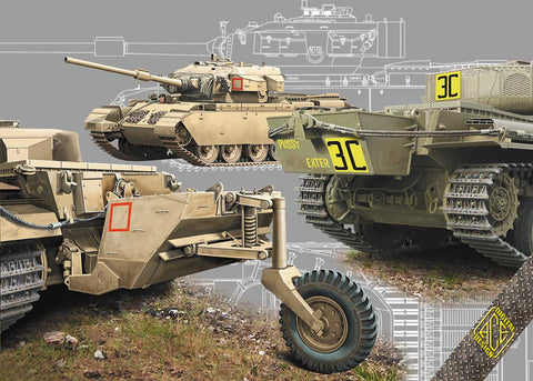 Ace Military 1/72 Long Range Centurion Mk 5LR/Mk 5/1 Main Battle Tank Kit