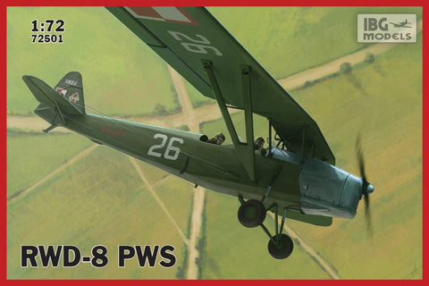 IBG Aircraft 1/72 RWD8 PWS Polish Military Trainer Aircraft Kit