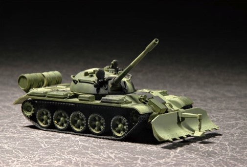 Trumpeter Military Models 1/72 Russian T55 Tank w/BTU55 Dozer Plow Kit