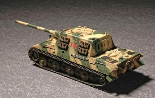 Trumpeter Military Models 1/72 German SdKfz 186 Jagdtiger Tank (Porsche Gear) w/Zimmerit Kit