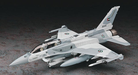 Hasegawa Aircraft 1/48 F16F Block 60 Falcon UAE AF Tactical Fighter Kit