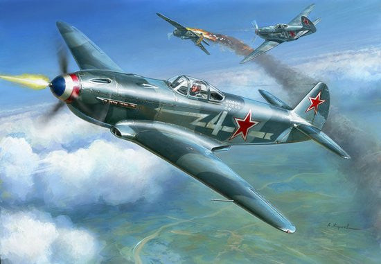 Zvezda Aircraft 1/72 Soviet Yak3 Fighter (Snap Kit)