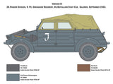 Italeri Military 1/9 WWII Kdf 1 Type 82 Kubelwagen Kit