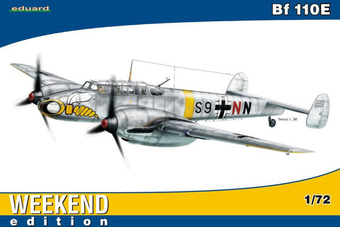 Eduard Aircraft 1/72 Bf110E Fighter Wkd Edition Kit