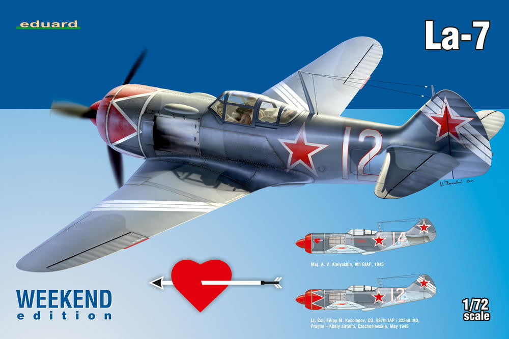 Eduard Aircraft 1/72 La7 Fighter Wkd. Edition Kit