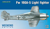 Eduard Aircraft 1/72 Fw190A5 Light Fighter Wkd Edition Kit