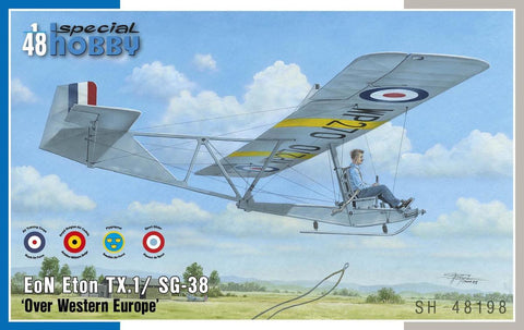 Special Hobby Aircraft 1/48 EoN Eton TX1/SG38 Trainer Glider over Western Europe (New Tool) Kit
