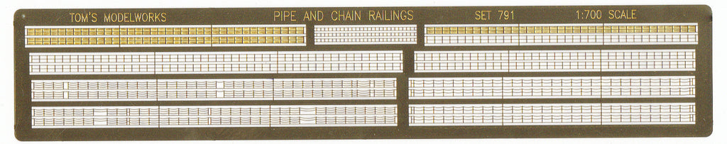 Toms Model Works 1/700 Chain & Pipe Rails