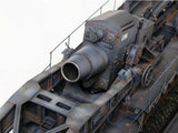 Trumpeter Military Models 1/35 Morser Karl-Gerat 040/041 on Railway Transport Carrier Initial Version Kit