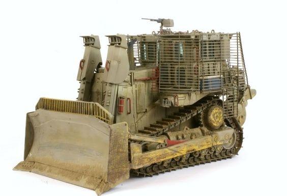 Meng Military Models 1/35 D9R Armored Bulldozer Kit