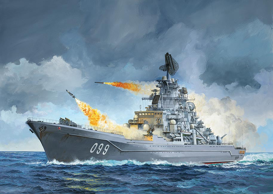 Revell Germany Ship Models 1/700 Petr Velikiy Kit