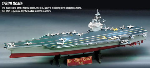 Academy Ships 1/800 USS Nimitz CVN68 Aircraft Carrier Kit