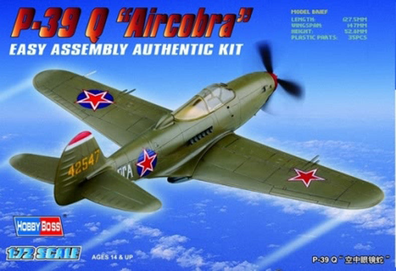 Hobby Boss Aircraft 1/72 P-39Q Aircobra Kit