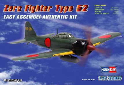 Hobby Boss Aircraft 1/72 Zero Type 52 Kit