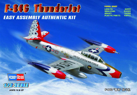 Hobby Boss Aircraft 1/72 F-84G Thunderjet Kit