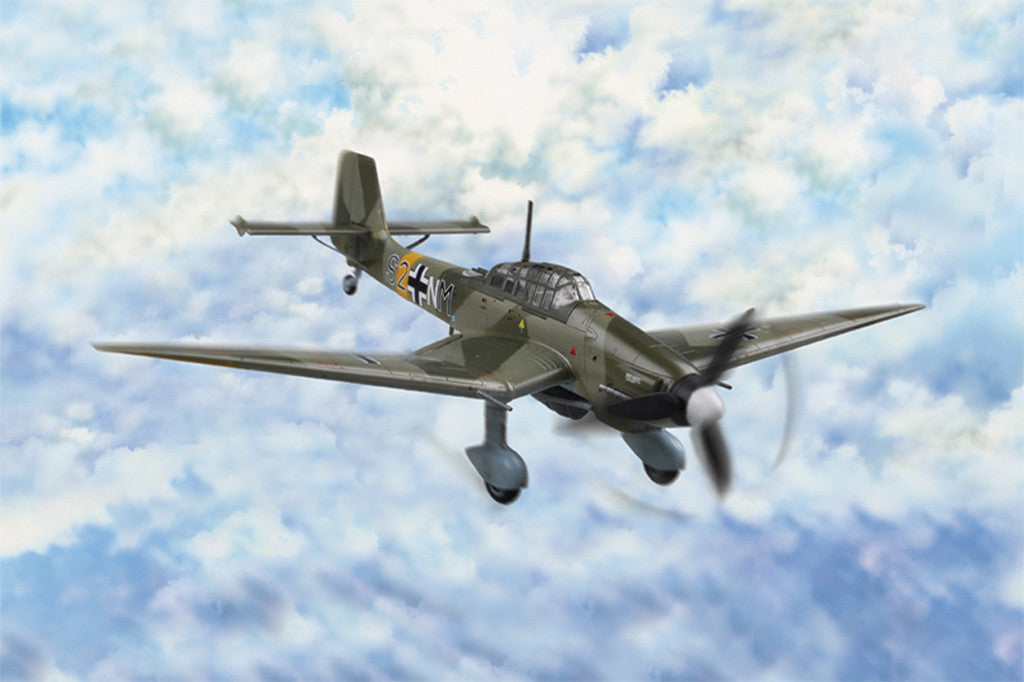 Hobby Boss Aircraft 1/72 Junkers Ju-87D-3 Stuka Kit