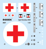 Roden Military 1/35 Opel Blitz 3.6-47 Model W39 Ludewig Early Omnibus Kit