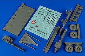 Aerobonus Details 1/32 USAF Flightline F2A Steel-Type Platform Trailer Kit