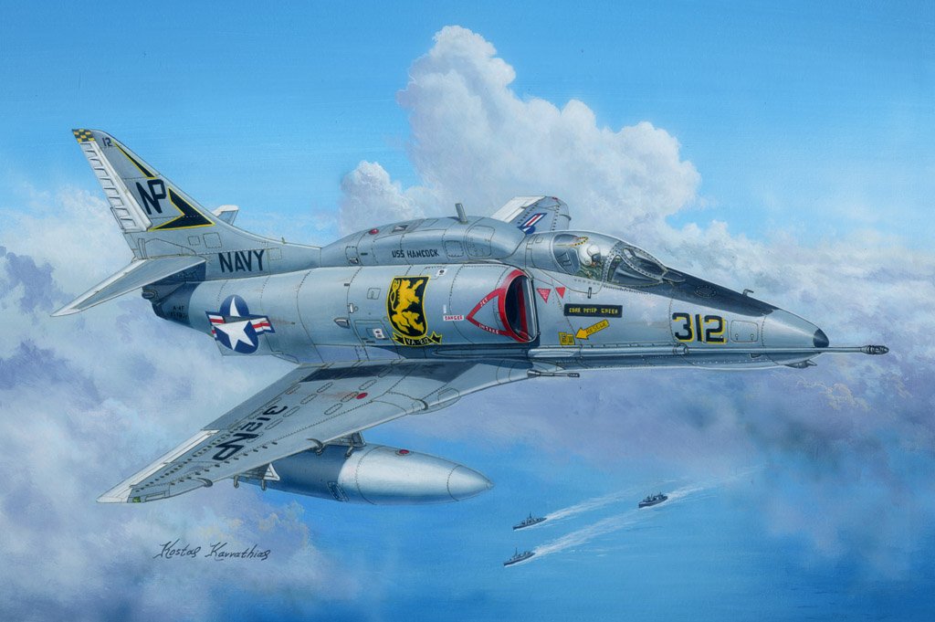 Hobby Boss Aircraft 1/48 A-4F Skyhawk Kit