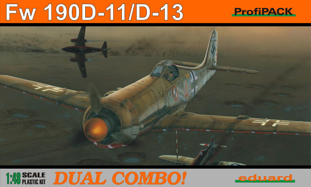 Eduard Aircraft 1/48 Fw190D11/13 Fighter Dual Combo Profi-Pack Kit