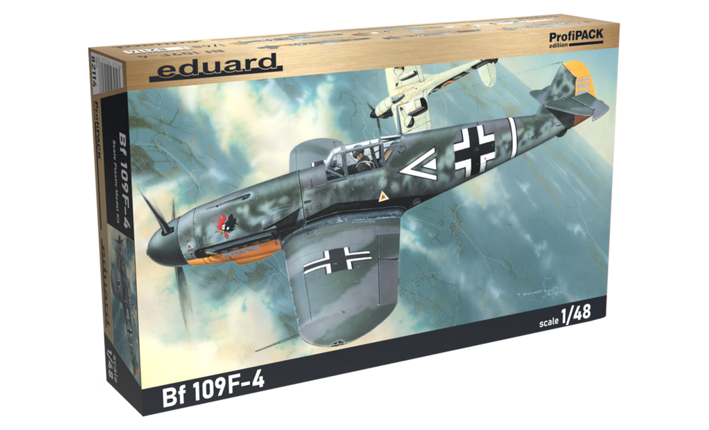 Eduard Aircraft 1/48 Bf109F4 Fighter Profi-Pack Kit