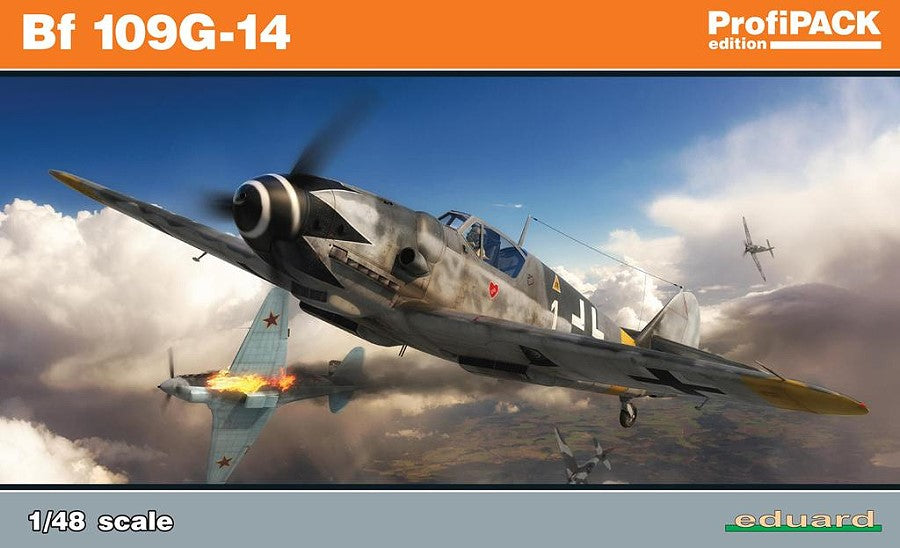 Eduard Aircraft 1/48 Bf109G14 German Fighter Profi-Pack Kit