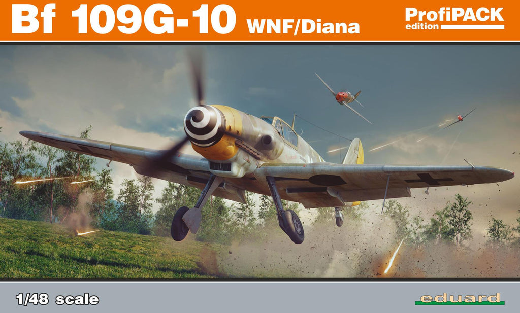 Eduard Aircraft 1/48 Bf109G10 WNF/Diana Aircraft Profi-Pack Kit