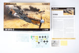 Eduard Aircraft 1/48 Bf109G2 German Fighter Profi-Pack Plastic Kit