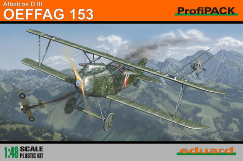 Eduard Aircraft 1/48 Albatros D III OEFFAG 153 BiPlane Profi-Pack Kit