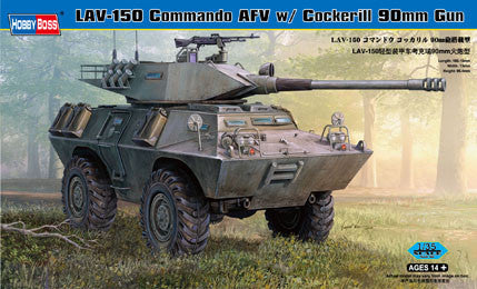 Hobby Boss Military 1/35 LAV-150 APC 90MM Cockerill Kit