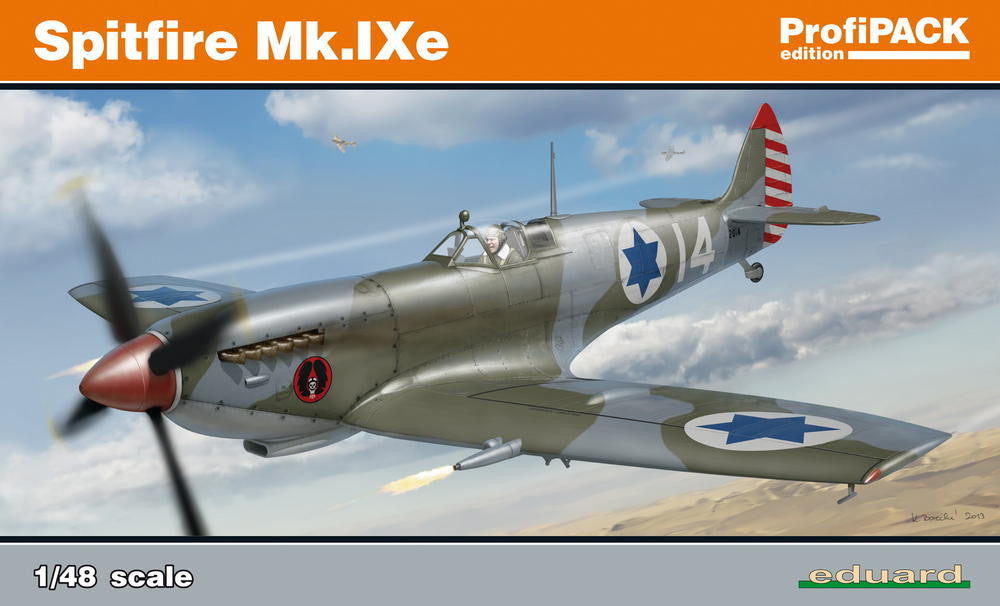 Eduard Aircraft 1/48 Spitfire Mk IXe Fighter Profi-Pack Kit