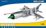 Eduard Aircraft 1/48 MiG21MF Fighter Wkd Edition Kit