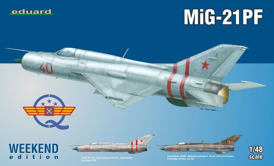 Eduard Aircraft 1/48 MiG21PF Fighter Wkd Edition Kit