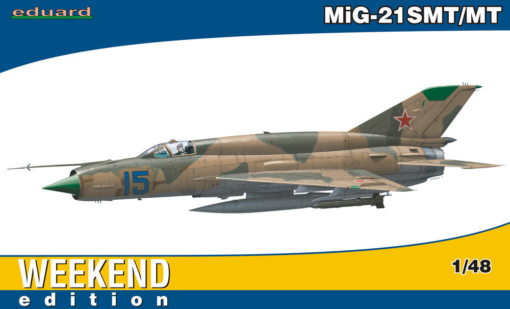 Eduard Aircraft 1/48 MiG21SMT/MT Fighter Wkd Edition Kit