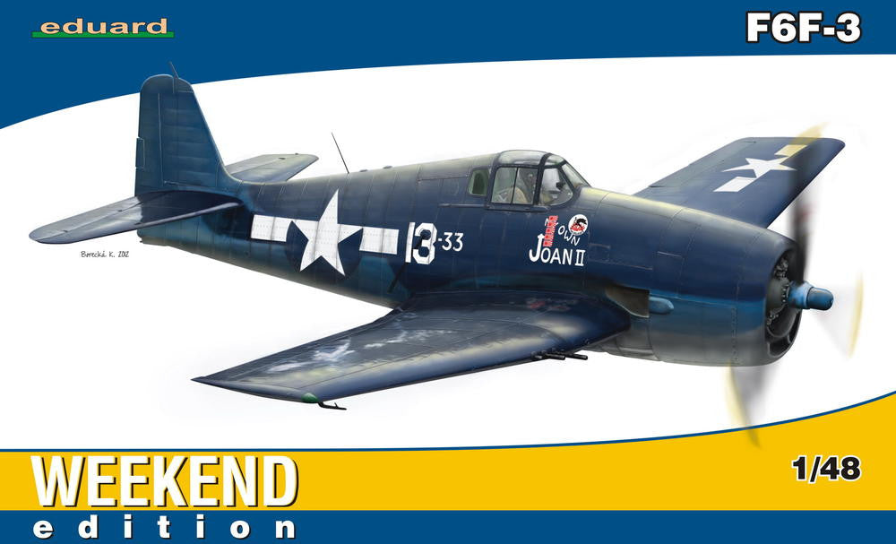 Eduard Aircraft 1/48 F6F3 Fighter Wkd Edition Kit