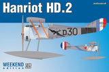 Eduard Aircraft 1/48 Hanriot HD2 BiPlane Wkd Edition Kit