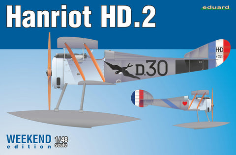 Eduard Aircraft 1/48 Hanriot HD2 BiPlane Wkd Edition Kit
