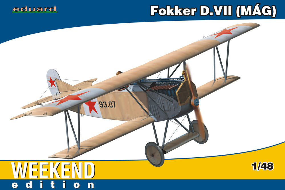 Eduard Aircraft 1/48 Fokker D VII (MAG) BiPlane Wkd Edition Kit