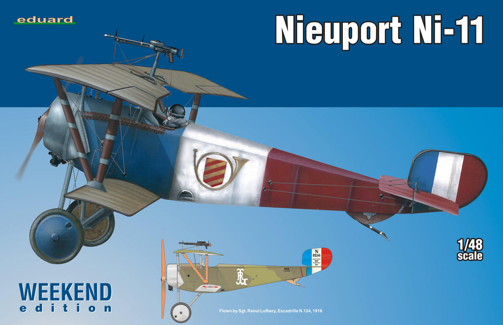 Eduard Aircraft 1/48 Nieuport Ni11 Aircraft Wkd Edition Kit