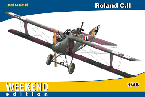 Eduard Aircraft 1/48 Roland CII BiPlane Fighter Wkd Edition Kit