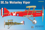 Eduard Aircraft 1/48 SE5a Wolseley Viper Aircraft Wkd Edition Kit