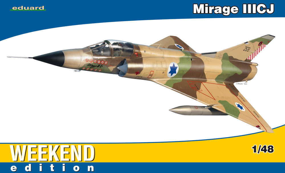 Eduard Aircraft 1/48 Mirage III CJ No.259 Fighter 1970 Wkd Edition Kit