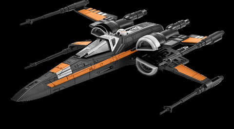 Revell-Monogram Sci-Fi Star Wars The Force Awakens: Poe's X-Wing Fighter w/Sound Build & Play Snap Kit