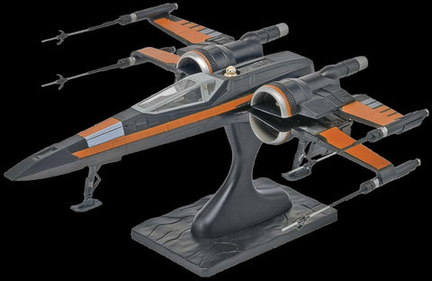 Revell-Monogram Sci-Fi Star Wars The Force Awakens: Poe's X-Wing Fighter Snap Max kIT