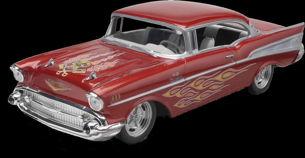 Revell-Monogram Cars 1/25 1957 Chevy Bel Air Snap Kit