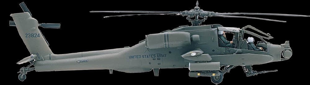 Revell-Monogram Aircraft 1/48 AH64 Apache Helicopter Kit