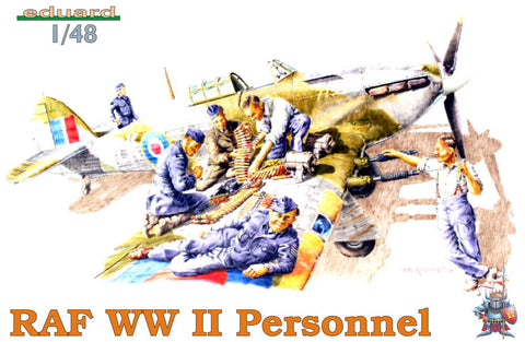 Eduard Aircraft 1/48 WWII RAF Personnel (6) Kit