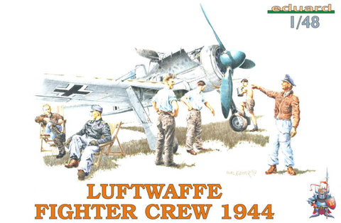 Eduard Aircraft 1/48 Lutfwaffe Crew 1944 (6) Kit