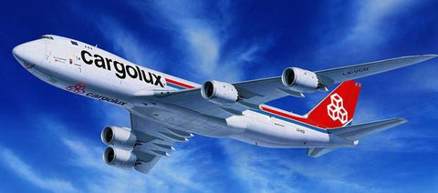 Revell Germany Aircraft 1/144 B747-8F Cargolux Cargo Airliner Kit